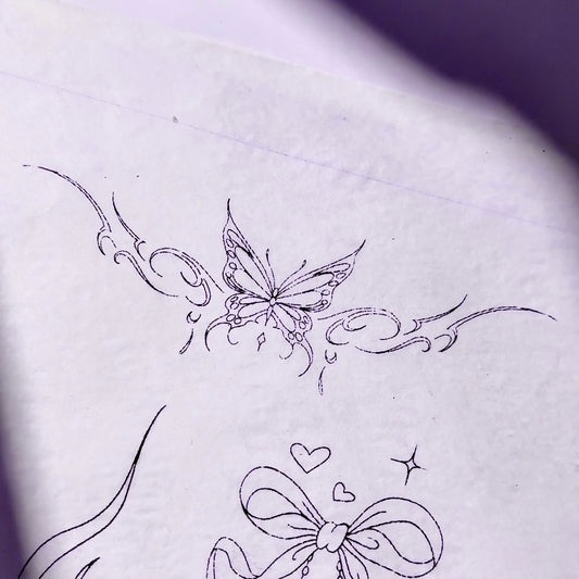neo tribal & butterfly