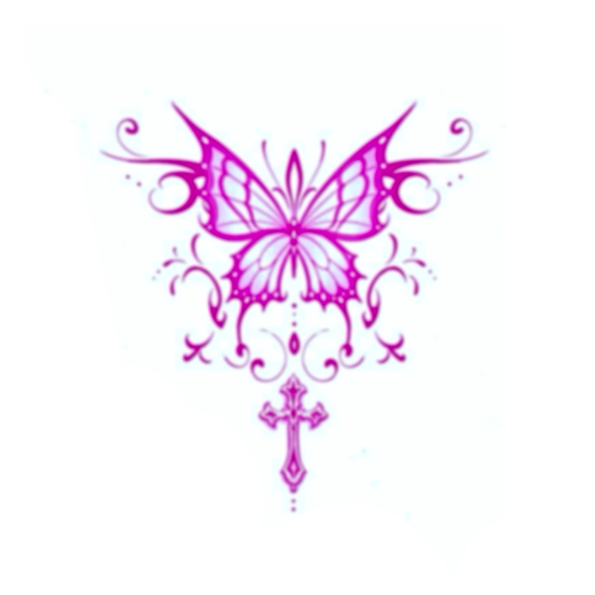 butterfly with filigrees